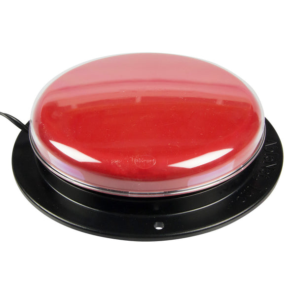 The Big Red switch is a button style switch with a large 12.7-cm activation surface. When pressed, the user experiences a tactile and auditory click as feedback.   The Big Red Switch includes red, blue, yellow, and green interchangeable switch tops and a snap on clear symbol holder.  The Big Red switch's 3.5mm plug is compatible with all switch accessible products, including AAC, environmental controls and switch toys.